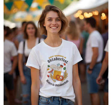 Original T Shirt bier & wurst - TenStickers