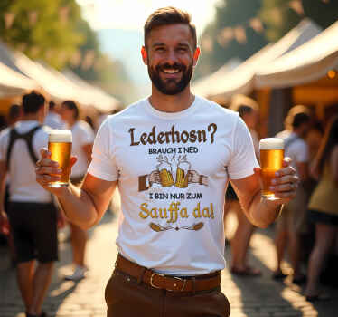 Original T Shirt bin nur zum sauffa - TenStickers