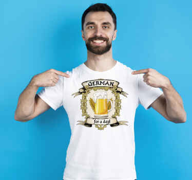 Original T Shirt german for a day - TenStickers