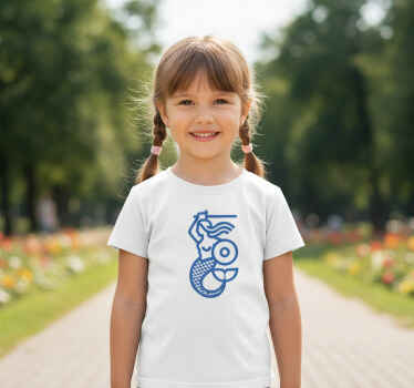 Koszulka dziecięca syrenka warszawska - TenStickers