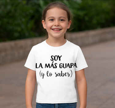 Camiseta la más guapa - TenVinilo