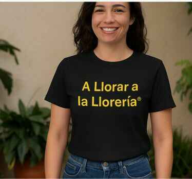 Camiseta amarillo llanto y alegría - TenVinilo