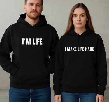 Camisetas parejas yo complico la vida - TenVinilo