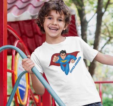 Your children are superheroes! Tell them they are amazing and ready to achieve amazing things by ordering this funny t-shirt with a flying superman!