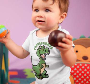 Camiseta bebé Dinosaurios Pequesaurus - TenVinilo