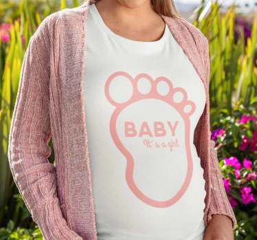It's a baby girl mothers shirt - TenStickers