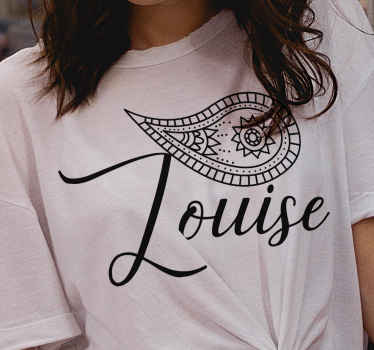 T-shirt personnalisé motif cachemire - TenStickers