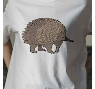 Porcupine and dots t-shirt - TenStickers