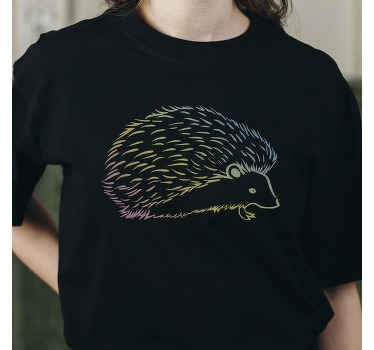 Divokoza divota nacrtana u majici s linijama - TenStickers