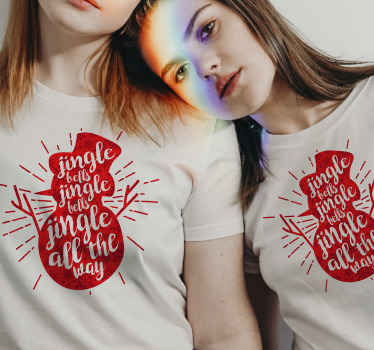 T-shirt natal sinos de tinir - TenStickers