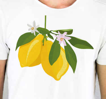 Limon meyve ağacı sevimli t-shirt - TenStickers