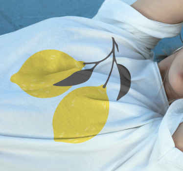 Chemise citron tropical - TenStickers