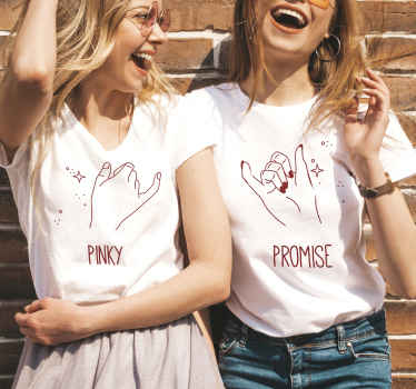 Pinky Promise Best Friend t shirts - TenStickers
