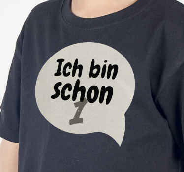 T-Shirt Baby Ich bin schon 1 - TenStickers