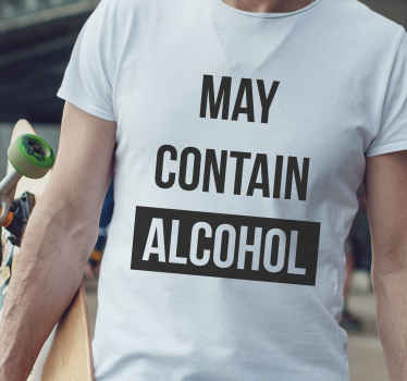Alkol özel tişört içerebilir - TenStickers