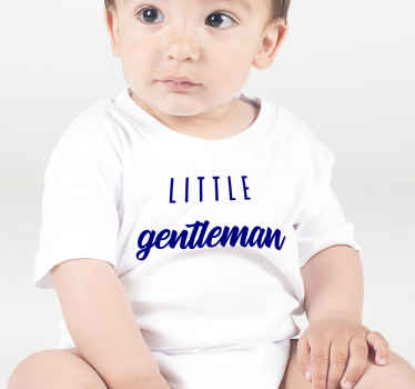 Pequena T-shirtde cavalheiro bebê - TenStickers