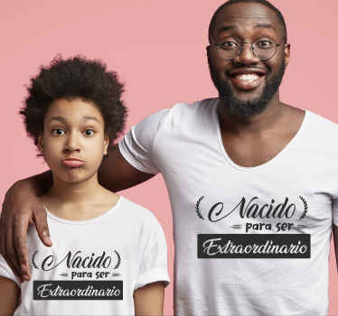 Camisetas combinadas para e hijos - TenVinilo