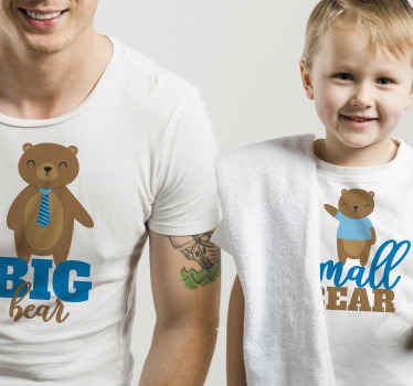 Big bear/little bear Father and son shirt - TenStickers