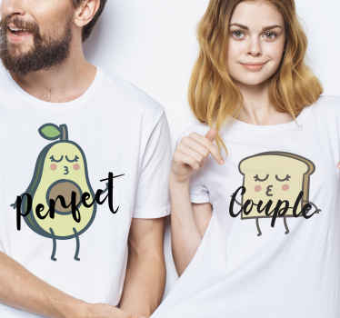 Una noche Precipicio globo Camisetas para parejas iguales y exclusivas - TenVinilo