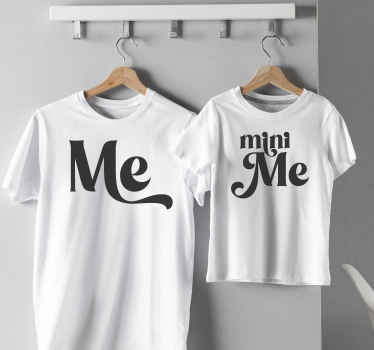 Me & mini me Father and son shirt - TenStickers