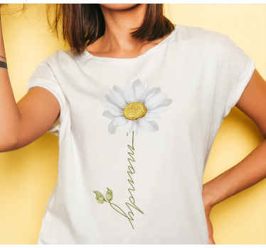 Margarita con nombre camiseta personalizada - TenVinilo