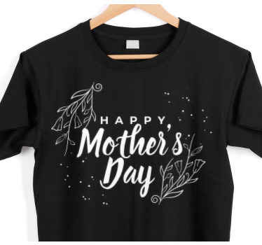Happy mother's day laurel motif Mother's day t-shirt - TenStickers