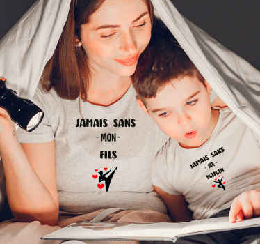 Bloquear Asentar junto a Camisetas para madres e hijas combinadas - TenVinilo