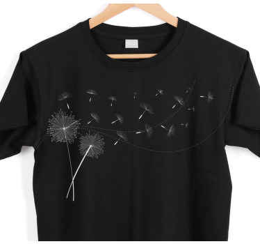 Camiseta personalizada flor de diente de león - TenVinilo