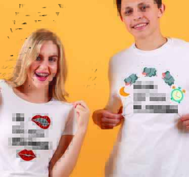 graduado cápsula El camarero Camisetas parejas a juego originales - TenVinilo
