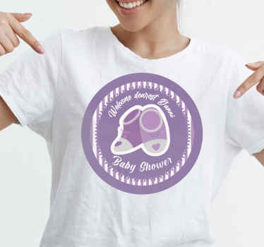 Maglietta bebè invito di benvenuto - TenStickers