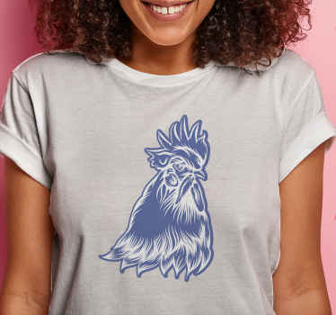 T-shirts imprimé coq élégant - TenStickers