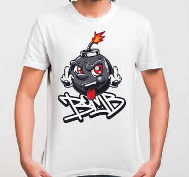Swag baby bomb graffiti cartoon custom t-shirt - TenStickers