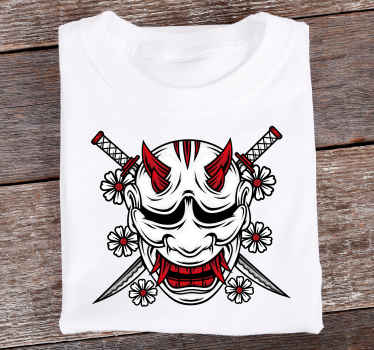 Ninja skulls cartoon custom t-shirt - TenStickers