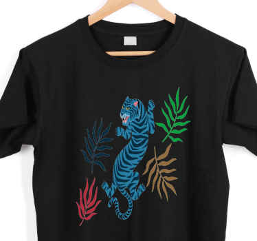 Värikäs ja vaarallinen leopardien t-paita - Tenstickers