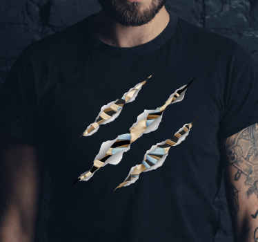 Skelet ribben halloween skjorte mærkat - TenStickers