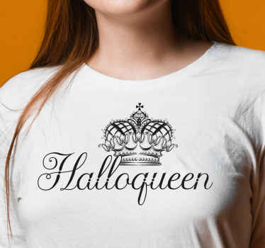 Halloqueen halloween skjorte - TenStickers