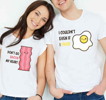 Camisetas para parejas iguales - TenVinilo