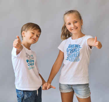 Dream Big Mermaid t shirts for girls - TenStickers