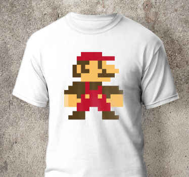 8 Bits mario Kids t-shirt - TenStickers