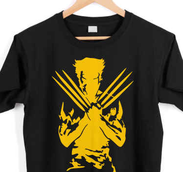 T-shirt personalizada moderna wolverine - TenStickers