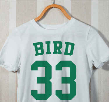 Larry bird 33 özel tişört - TenStickers