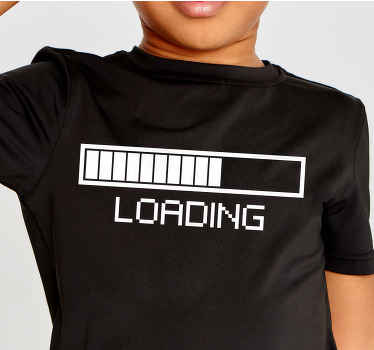 Yükleme çubuğu özel tişört - TenStickers