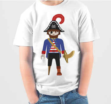 Camiseta infantil Camiseta pirata de dibujos animados - TenVinilo