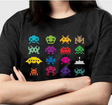 Space Invaders custom t-shirt - TenStickers