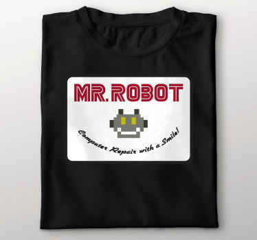 Mr Robot caption custom t-shirt - TenStickers