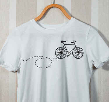 Cykelsti tilpasset t-shirt - TenStickers