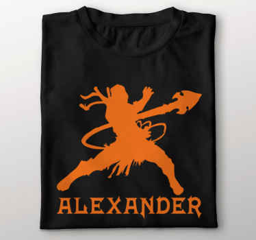 T-shirt guerrier avec nom - TenStickers