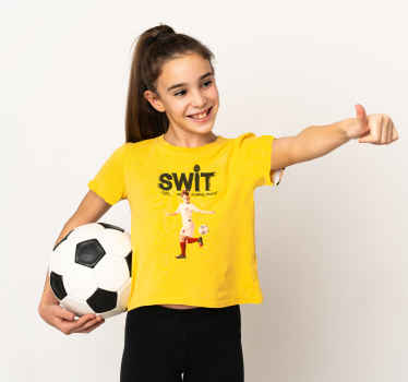 Camiseta SWIT Personalizada Amarilla - TenVinilo