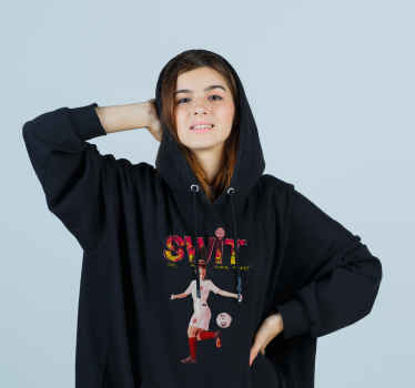 Sudadera SWIT Personalizada Negra - TenVinilo