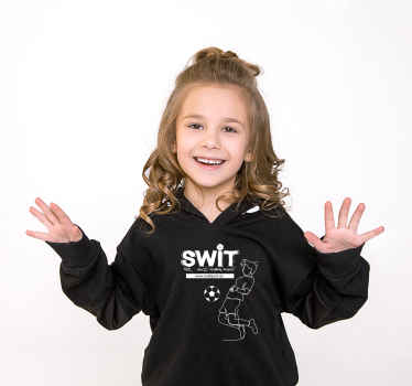 Sudadera SWIT Sport Negra - TenVinilo